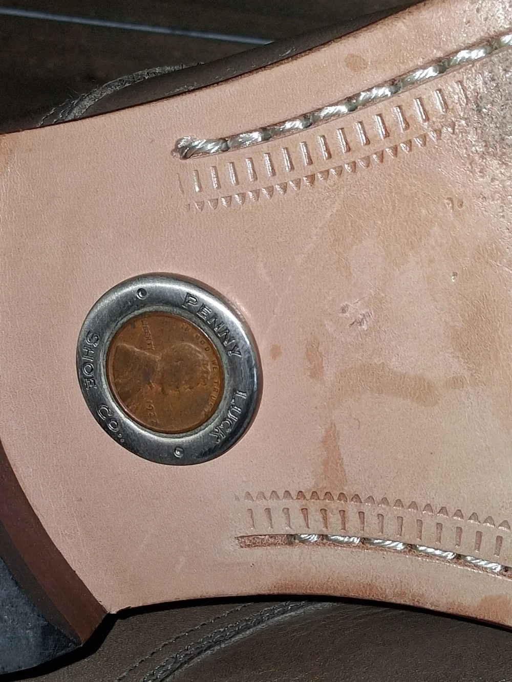 Penny Luck Gambler Taupe Leather Boots with Contrast Laces